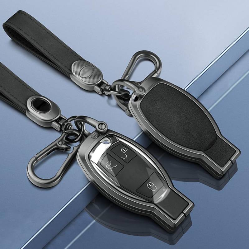 ZXCVDF Autoschlüssel Hülle Schlüssel Hülle für Mercedes Benz V-Klasse W447 I 2014-2025 Schutzhülle für Autoschlüsselabdeckung, Schlüsselbox Cover keyless go Schutz Keyless/Autoschlüssel Tasche,C von ZXCVDF