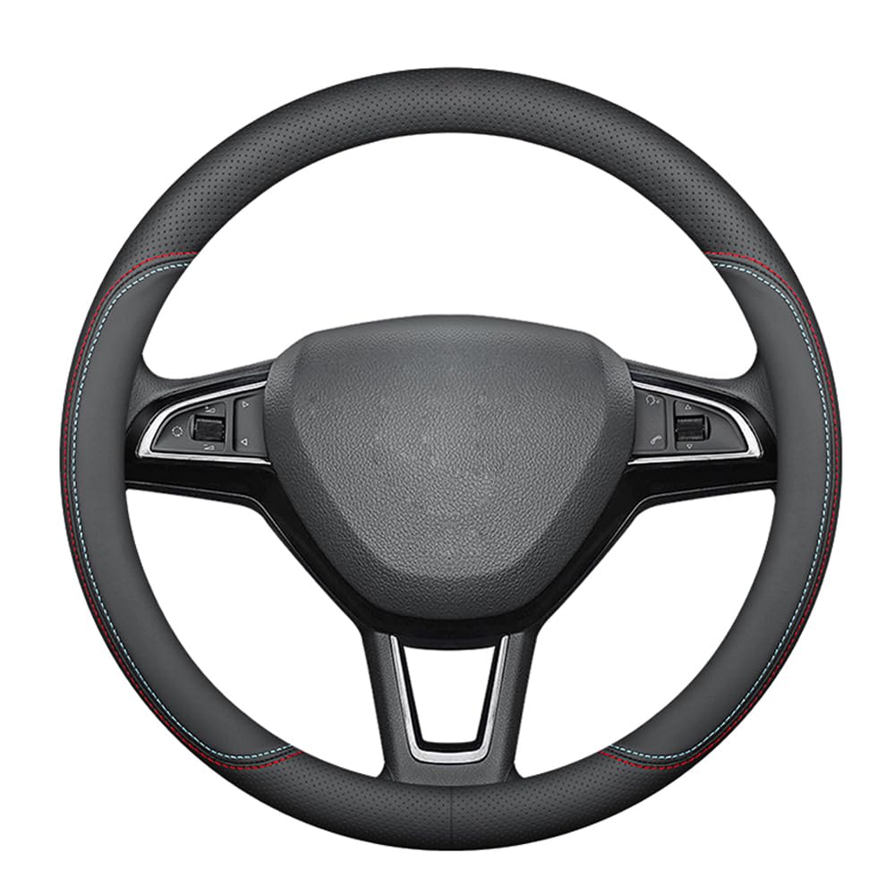 ZXCVDF Lenkradbezug Auto für VW T6 I 2015-2022,Mikrofaser Leder Lenkradhülle 37-38cm/15'' Lenkradhülle für Sommer & Winter Anti Rutsch Lenkradabdeckung Lenkradschoner,Colored lines-1-Round Type ZXCVDF Lenkradbezug Auto für VW T6 I 2015-2022,Mikrofaser Leder Lenkradhülle 37-38cm/15'' Lenkradhülle für Sommer & Winter Anti Rutsch Lenkradabdeckung Lenkradschoner,Colored lines-1-Round Type von ZXCVDF