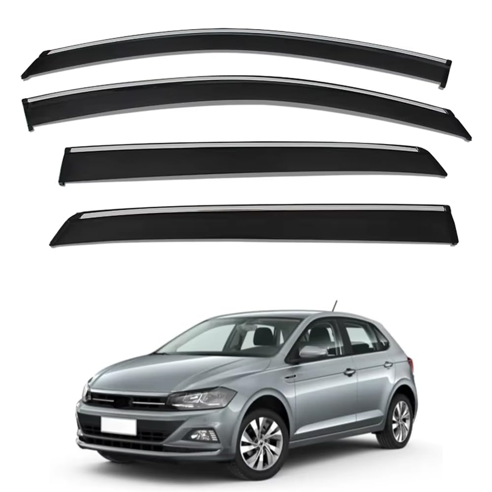 ZXCVDF Windabweiser Autofenster für VW Polo MK6 AW Hatchback 2019-2024,Car Comfort Windabweiser Regenabweiser Aerodynamisch Regenschutz Integrierte Deflektoren Luftabweiser ZXCVDF Windabweiser Autofenster für VW Polo MK6 AW Hatchback 2019-2024,Car Comfort Windabweiser Regenabweiser Aerodynamisch Regenschutz Integrierte Deflektoren Luftabweiser von ZXCVDF