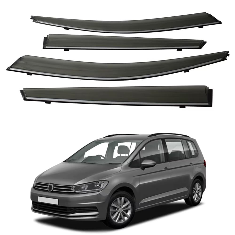 ZXCVDF Windabweiser Autofenster für VW Touran L mk2 2016 2017-2022 2023,Car Comfort Windabweiser Regenabweiser Aerodynamisch Regenschutz Integrierte Deflektoren Luftabweiser ZXCVDF Windabweiser Autofenster für VW Touran L mk2 2016 2017-2022 2023,Car Comfort Windabweiser Regenabweiser Aerodynamisch Regenschutz Integrierte Deflektoren Luftabweiser von ZXCVDF