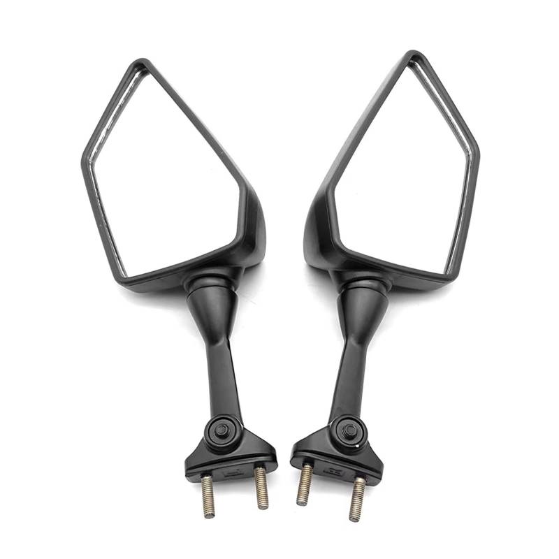 Rückspiegel für Motorräder 1 Paar Schwarze Aluminium-Motorradzubehör-Rückspiegel Seitenspiegel Für N&INJA 250 Für 250R Für EX250 Für K8F 2008-2012 Spiegel von ZXCYGG