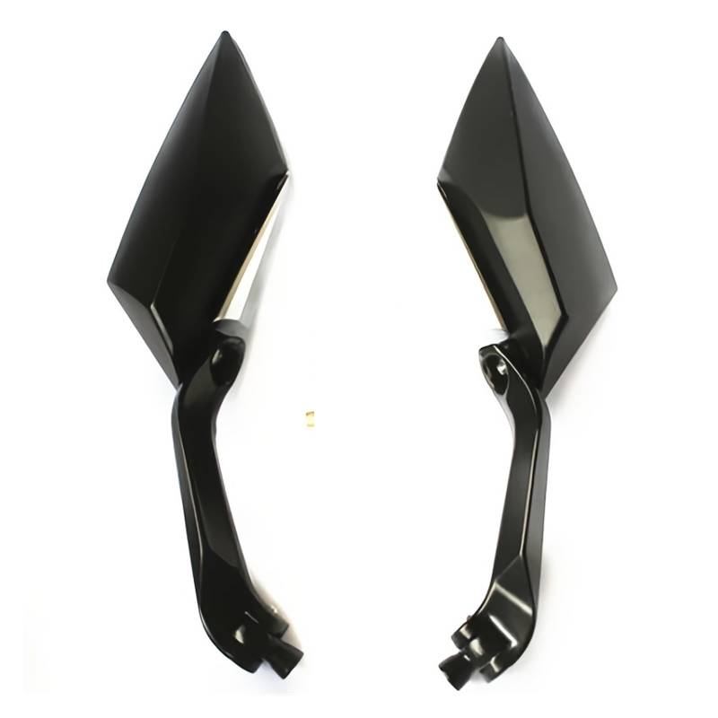Rückspiegel für Motorräder 2 Stücke Motorrad 8mm 10mm Rearview Außenspiegel Für S&uzuki Spiegel(Black) von ZXCYGG