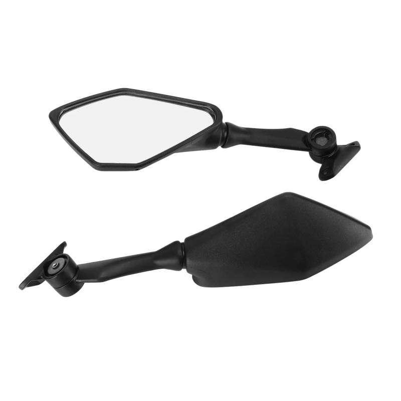 Rückspiegel für Motorräder 2Pcs Motorrad Teil Motorrad Rückspiegel Klapp Schwarz Ersatz Für N&INJA 300 250 Für ZX6R 636 Spiegel von ZXCYGG