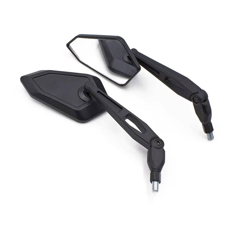 Rückspiegel für Motorräder 8mm 10mm Motorrad Rückspiegel Roller E-Bike Rückansicht Bar End Spiegel Elektromobil Rückseite Klappspiegel Spiegel von ZXCYGG