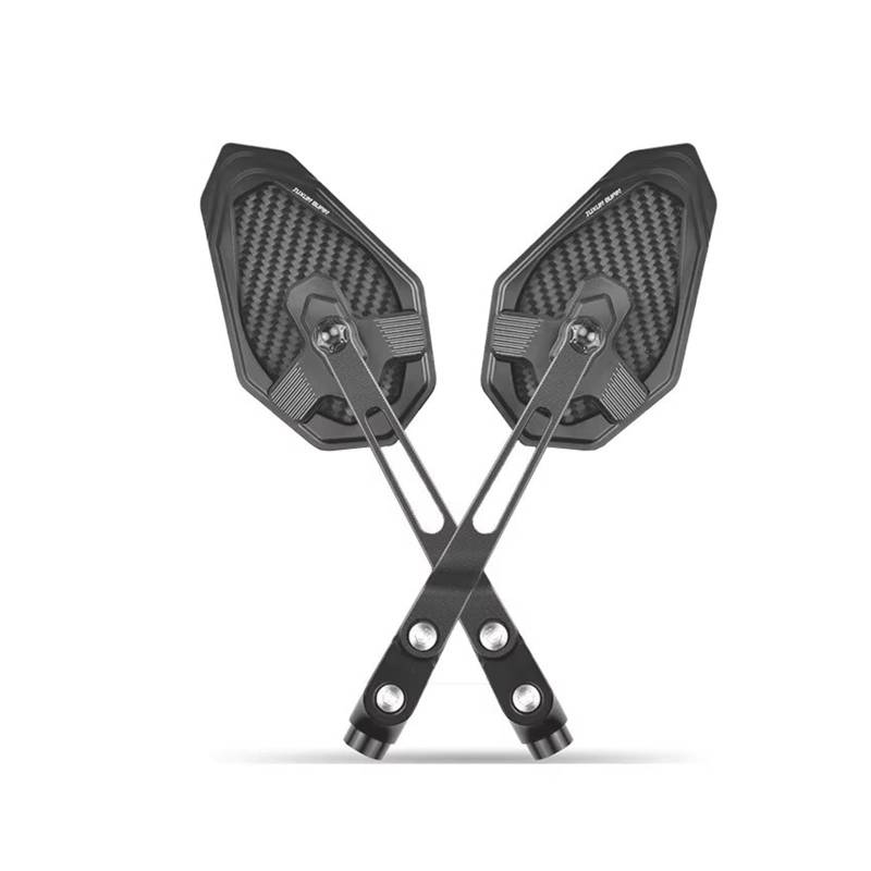Rückspiegel für Motorräder Aluminiumlegierung 8 10MM Motorrad-Rückspiegel Rollerspiegel Für FZ1 Für FZ6 Für MT15 Für MT25 Für XJ6 Spiegel von ZXCYGG