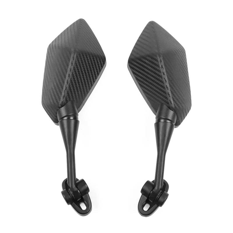 Rückspiegel für Motorräder Für YZF Für R1 Für R6 Für R25 Für R15 Für R125 Spiegel Motorrad Roller Rückspiegel Carbon Look Spiegel von ZXCYGG