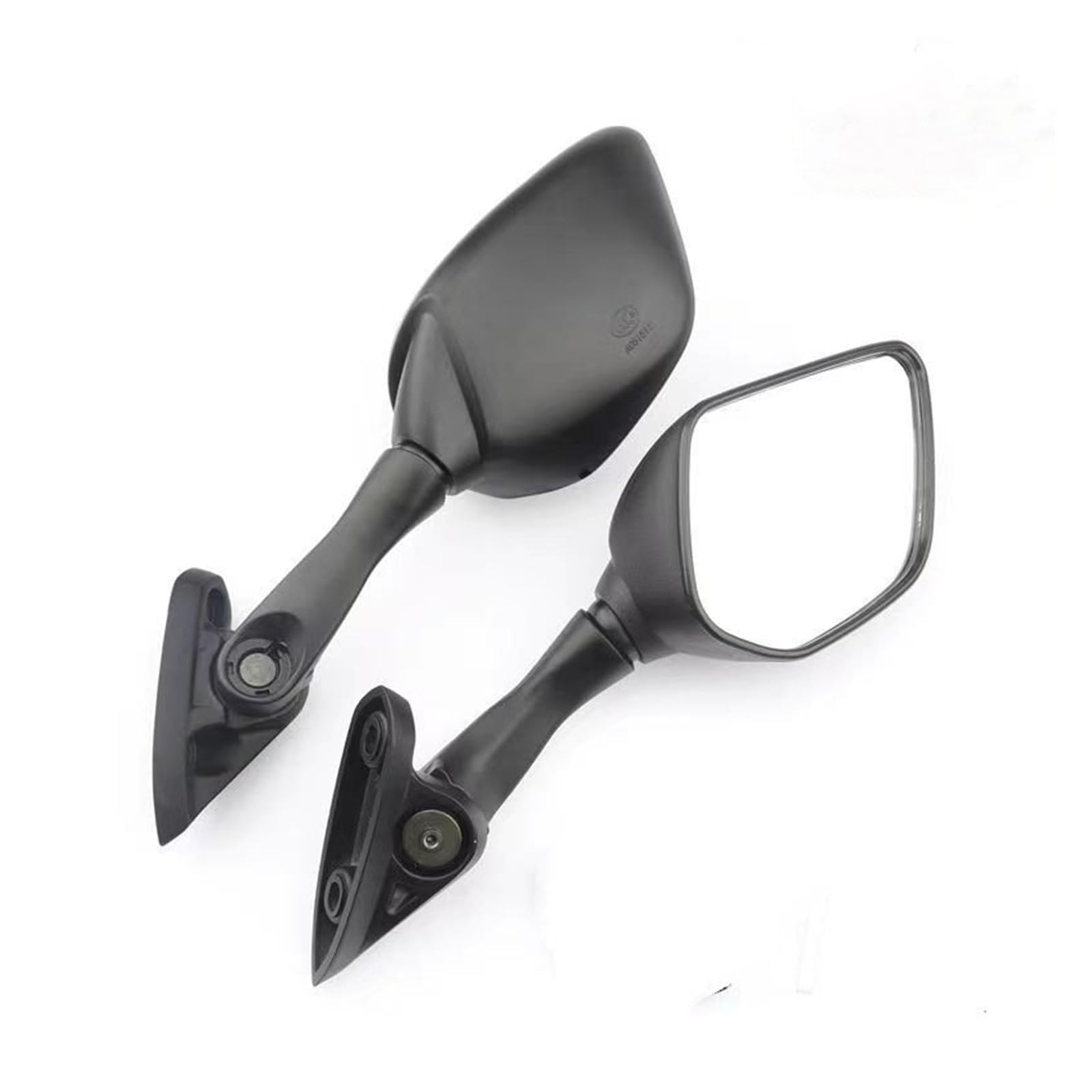 Rückspiegel für Motorräder Motorrad Einstellbare Seite Rückspiegel Für X&max 125 250 300 400 2017-2019 Für YZF Für R3 Für R25 2015-2017 Spiegel(Black) von ZXCYGG
