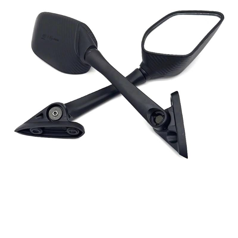 Rückspiegel für Motorräder Motorrad Seite Rückspiegel Toter Winkel Rückspiegel Für YZF R3 2015-2017 Für R25 2014-2016 Spiegel(Black2) von ZXCYGG