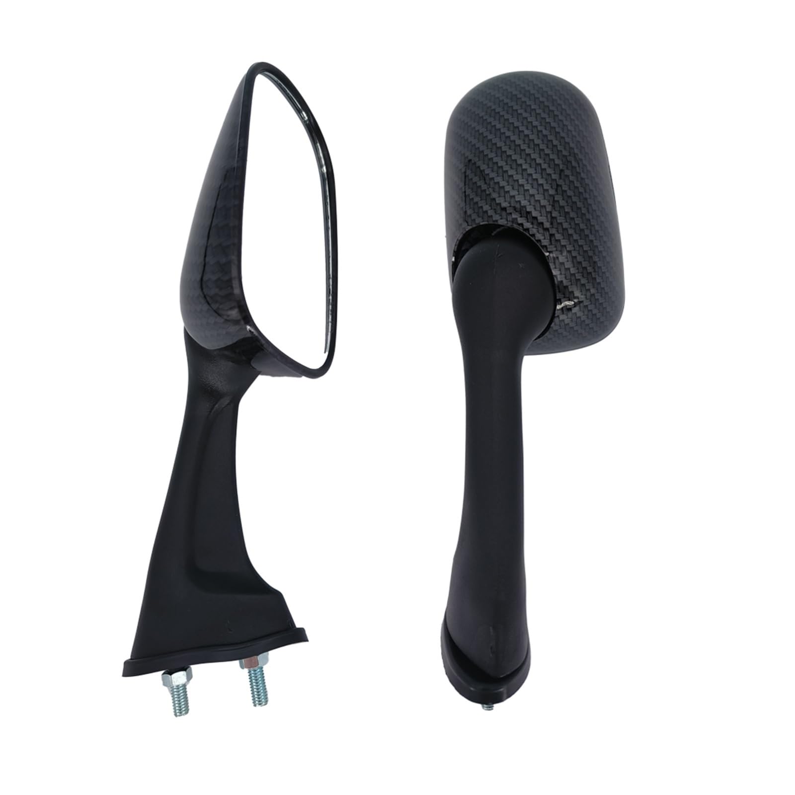 Rückspiegel für Motorräder Rückspiegel Motorrad-Rückspiegel Rückseitenspiegel Für CBR250RR Für CBR400RR Für VFR400 Für NSR250R Spiegel(Carbon look) von ZXCYGG