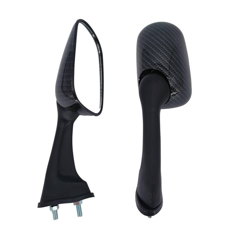 Rückspiegel für Motorräder Rückspiegel Motorrad-Rückspiegel Rückseitenspiegel Für CBR250RR Für CBR400RR Für VFR400 Für NSR250R Spiegel(Carbon look) von ZXCYGG