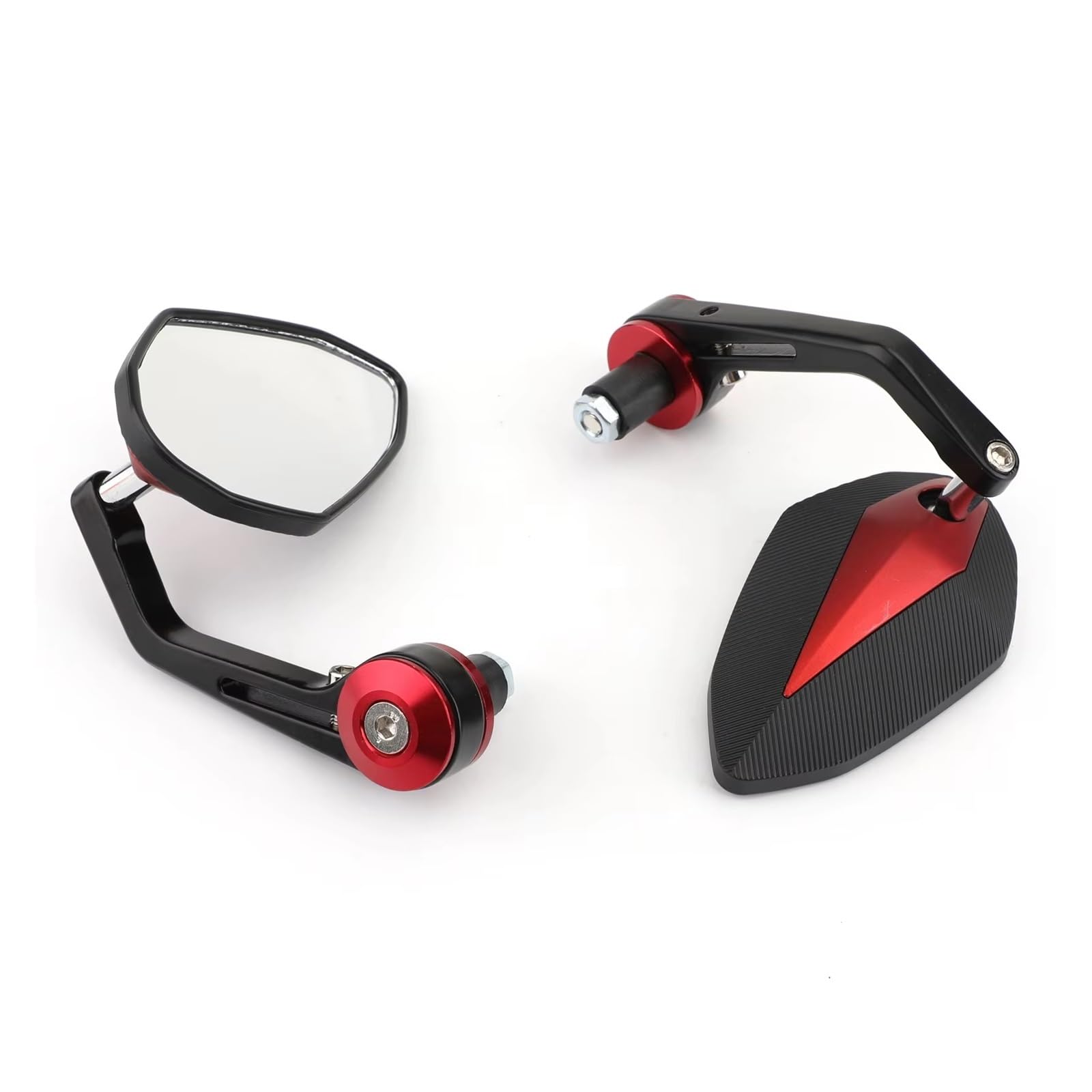 Rückspiegel für Motorräder Schwarz Rot Motorrad Sportbike 7/8 Lenkerendenspiegel Für R1 Für YZF Für R6 Spiegel Rückspiegel für Motorräder Schwarz Rot Motorrad Sportbike 7/8 Lenkerendenspiegel Für R1 Für YZF Für R6 Spiegel von ZXCYGG