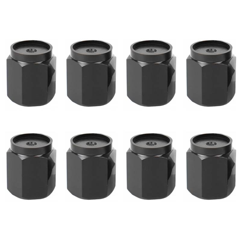 ZXUPOI 8 Pcs Ventilkappen aus Messing Ventilkappen Auto mit Beschriftung Ventile Auto mit Dichtung Reifenmarkierer PKW Intelligente Reifen Markierung Universal von ZXUPOI