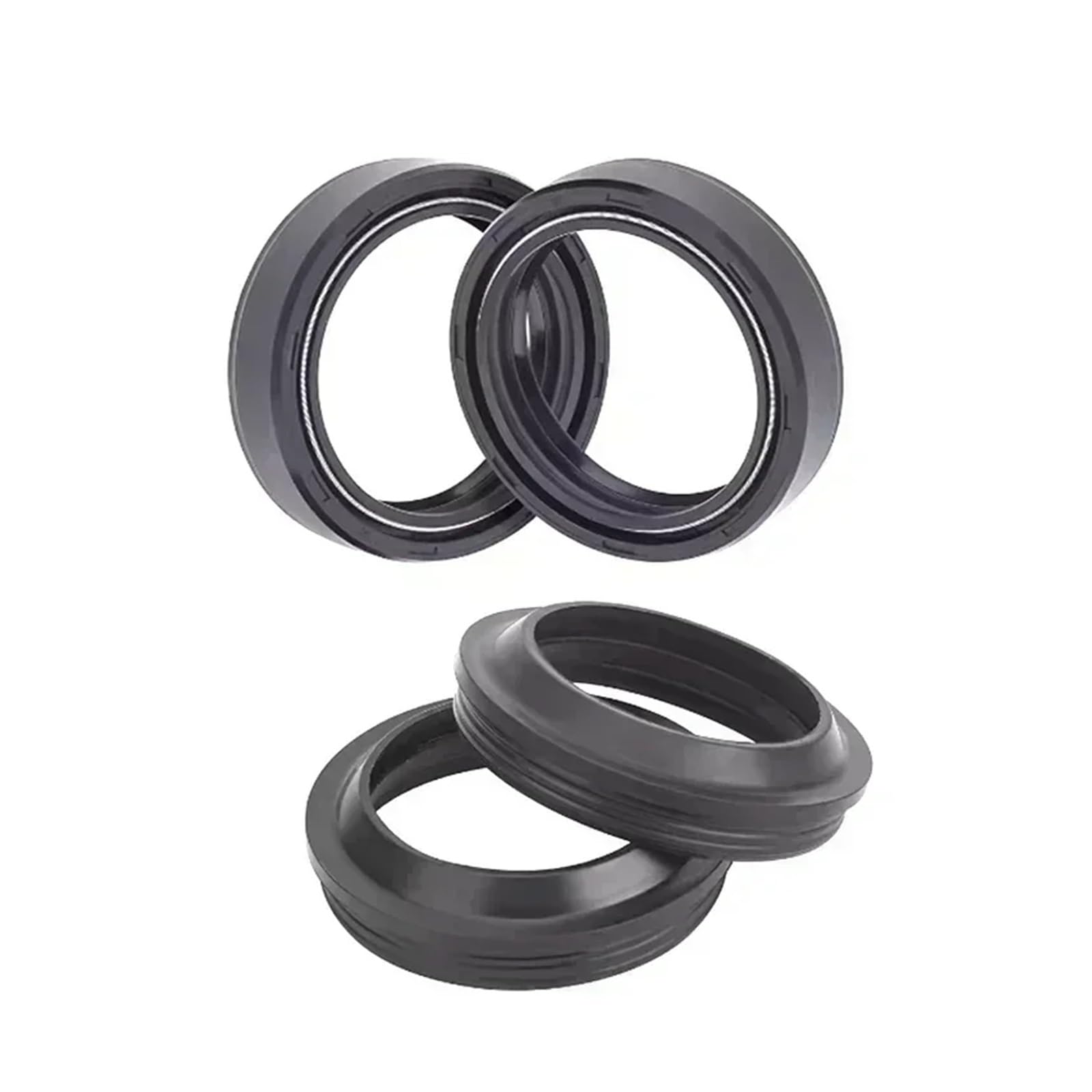 31x43x10,3 31 * 43 Front Shock Gabel Dämpfer Welle Öl Dichtung Halterungen 31 43 Staub Abdeckung for KZ250 KZ 250 EX305 EX305A EX 305(2pc Seal 2pc Cover) von ZXXSCPCB