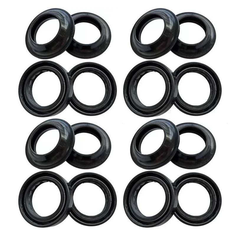 35x48x11 Front Shock Gabel Dämpfer Welle Öl Dichtung Halterungen 35 48 Staub Abdeckung for MTX80 MTX80R RSE MTX 80 RFF MTX125 MTX 125(8pc Seal 8pc Cover) von ZXXSCPCB