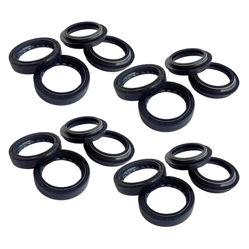 38x50x11 38 * 50 Front Shock Gabel Dämpfer Welle Öl Dichtung Halterungen 38 50 Staub Abdeckung for FZX750 FZX 750 1987-1989 93110-38020(8pc Seal 8pc Cover) von ZXXSCPCB