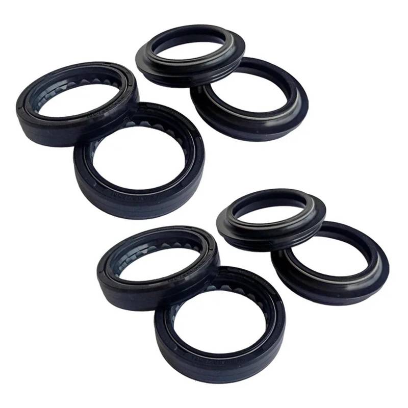 38x50x11 38 * 50 Front Shock Gabel Dämpfer Welle Öl Dichtung Halterungen 38 50 Staub Abdeckung for T-MAX 500 TMAX T MAX 500 2001-2003(4pc Seal 4pc Cover) von ZXXSCPCB