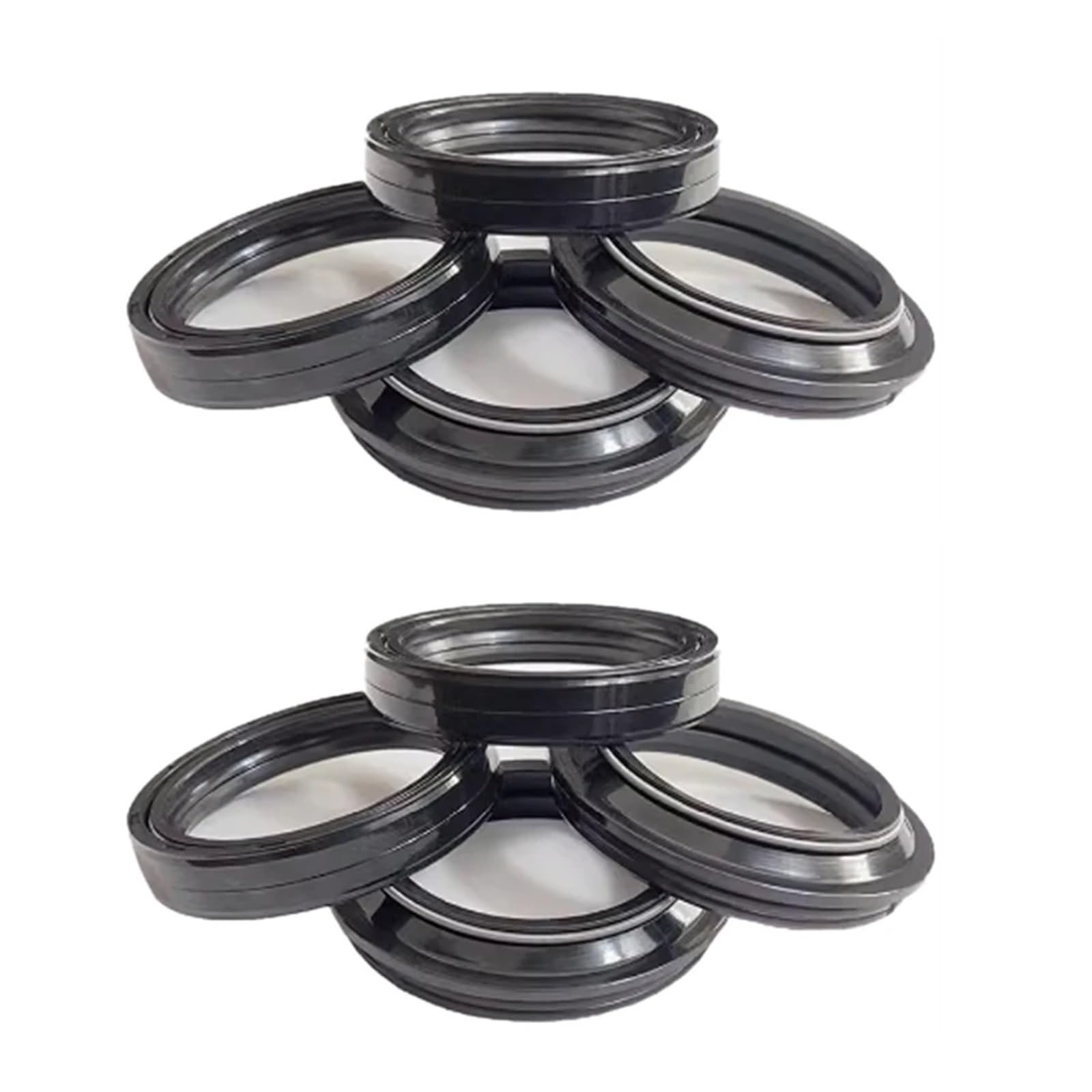 41x53x10,5 Front Shock Gabel Dämpfer Welle Öl Dichtung Halterungen Staub Abdeckung for FJS600 FJS SILVER WING 600 alle versionen 2002-15(4pc Seal 4pc Cover) von ZXXSCPCB