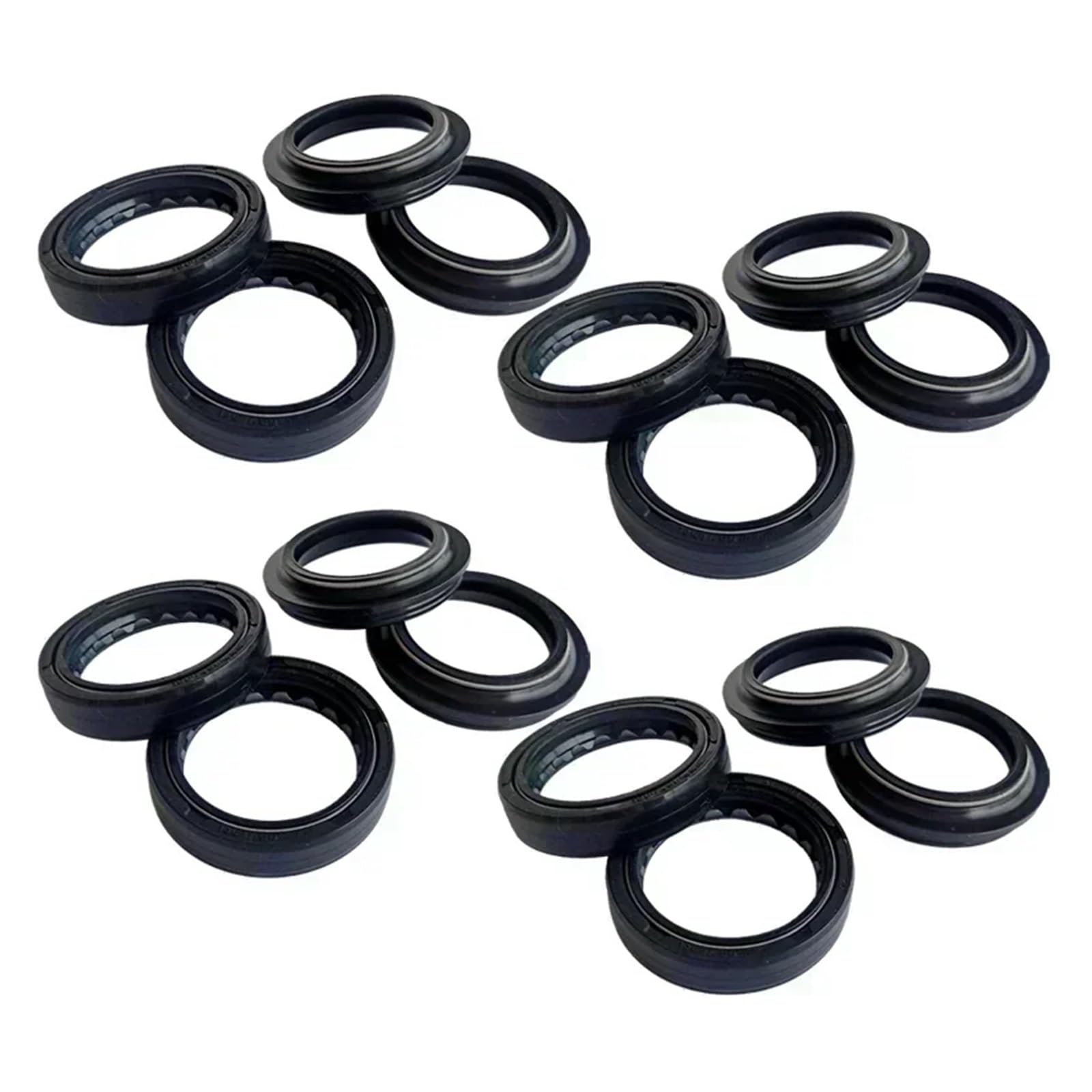 41x54x11mm Front Shock Gabel Dämpfer Welle Öl Staub Dichtung Halterungen for FLHT 1450 FLHTI ELECTRA GLIDE STANDARD F/ICH(8pc Seal 8pc Cover) von ZXXSCPCB