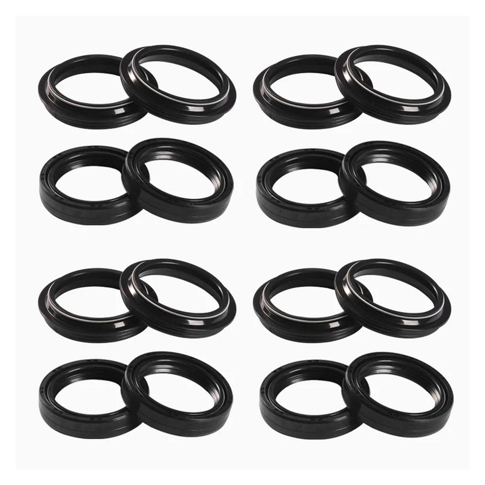 43x54 Front Shock Gabel Dämpfer Welle Öl Dichtung 43 54 Staub Abdeckung for GSX-R1100K GSXR1100K GSXR1100 GSX-R1100 GSXR GSX-R 1100(8pc Seal 8pc Cover) von ZXXSCPCB