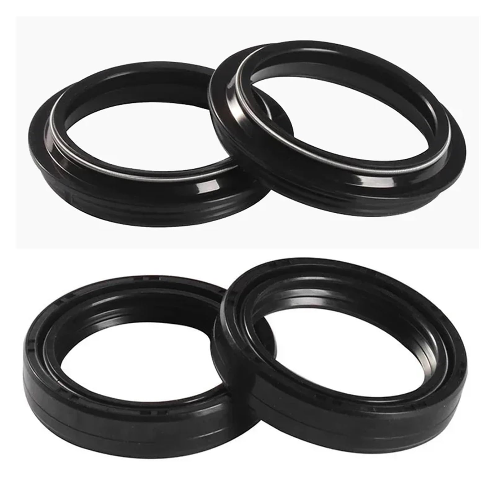 43x54x11 Front Shock Gabel Dämpfer Welle Öl Dichtung Bar Halterungen 43 54 Staub Abdeckung for F800S F800ST 2006-2012 11 F800 F 800 S ST(2pc Seal 2pc Cover) von ZXXSCPCB