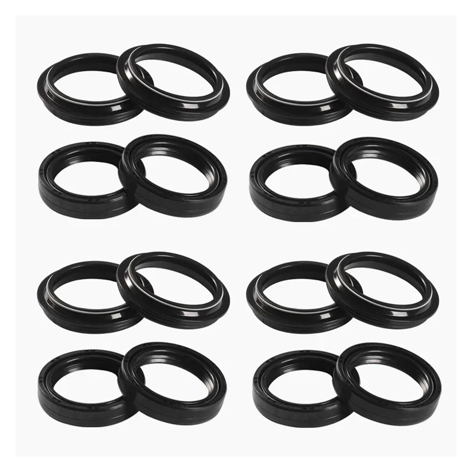 43x54x11 Front Shock Gabel Dämpfer Welle Öl Dichtung Bar Halterungen 43 54 Staub Abdeckung for F800S F800ST 2006-2012 11 F800 F 800 S ST(8pc Seal 8pc Cover) von ZXXSCPCB
