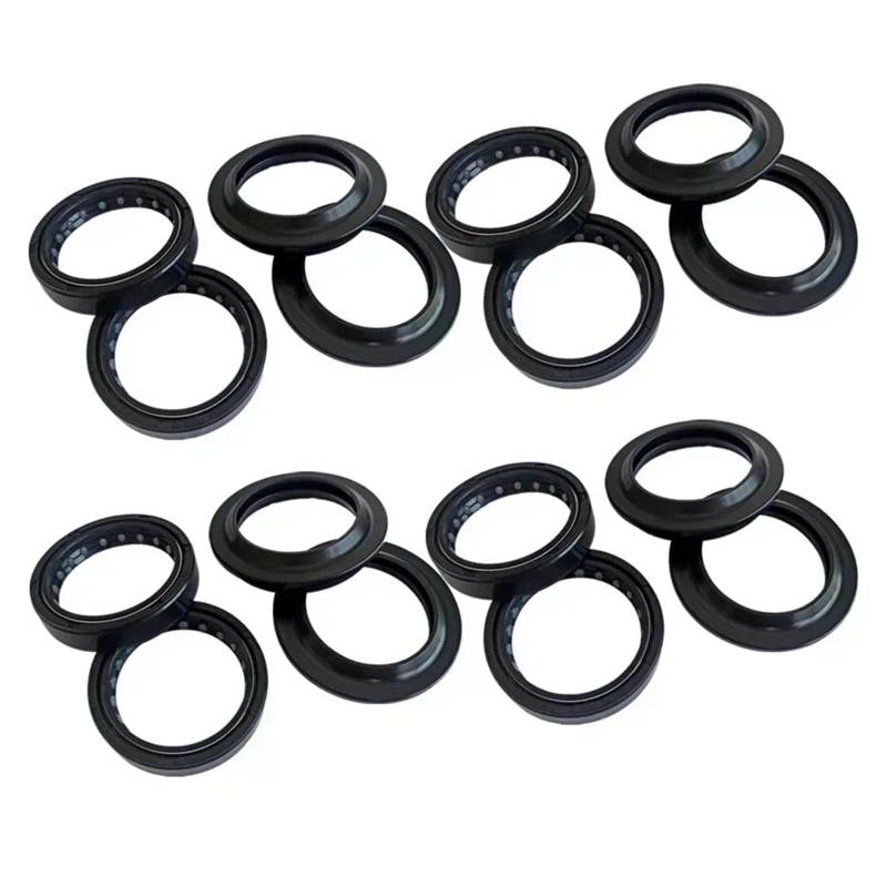 43x55 43 55 Motorrad Front Shock Gabel Dämpfer Welle Staub Öl Dichtung Halterungen for 320 YZF-R3A 2017 2018 YZF R3A R3 YZF-R3(8pc Seal 8pc Cover) von ZXXSCPCB