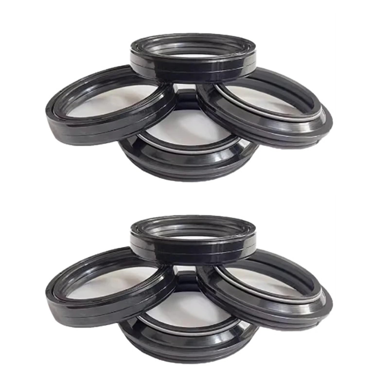 47x58x11 Front Shock Gabel Dämpfer Welle Öl Dichtung Halterungen Staub Abdeckung for DR-Z400 DRZ400 DR-Z400SM SuperMotard 400 DRZ 400(4pc Seal 4pc Cover) von ZXXSCPCB
