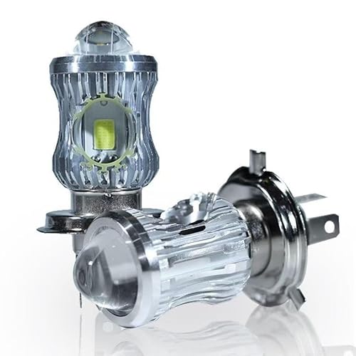 ZXXSCPCB Auto-LED-Lampe, Motorrad-Linsenscheinwerfer-LED-Glühbirne(White near yellow,3calw33x87mm) von ZXXSCPCB