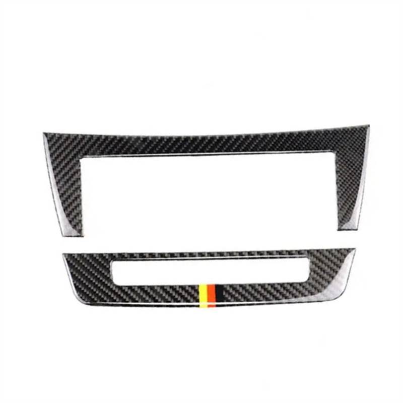 Mittel Konsole CD-Panel Abdeckung Kompatibel Mit Benz Für C350 4matic 2010 2011 2012 2013 Auto-Innenraum-Mittelkonsolenverkleidung Dekorative Abdeckung Auto-CD-Verkleidung Dekorative Abdeckung(B Style von ZXYIWSDF