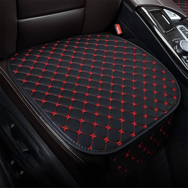 ZXYIWSDF Autositz-Schutzpolster Universal Auto Sitzbezug Sitzkissen Auto Stuhl Schutzhülle Auto Protector Pad Mit Lagerung Tasche Auto Vorne/hinten Sitz Abdeckung(Red,Front) von ZXYIWSDF