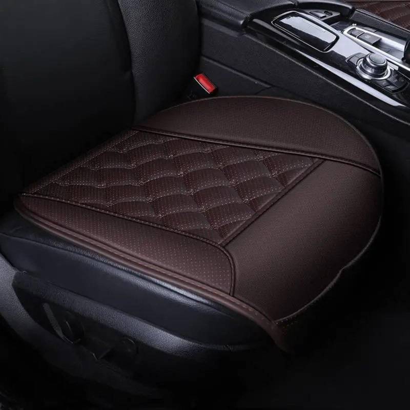 ZXYIWSDF Autositz-Schutzpolster Universal Vier Jahreszeiten Sitz Abdeckung Auto Sitzkissen Autos Sitz Abdeckung Auto Stuhl Protector Pad Matte Auto Zubehör(Brown,Full Set) von ZXYIWSDF