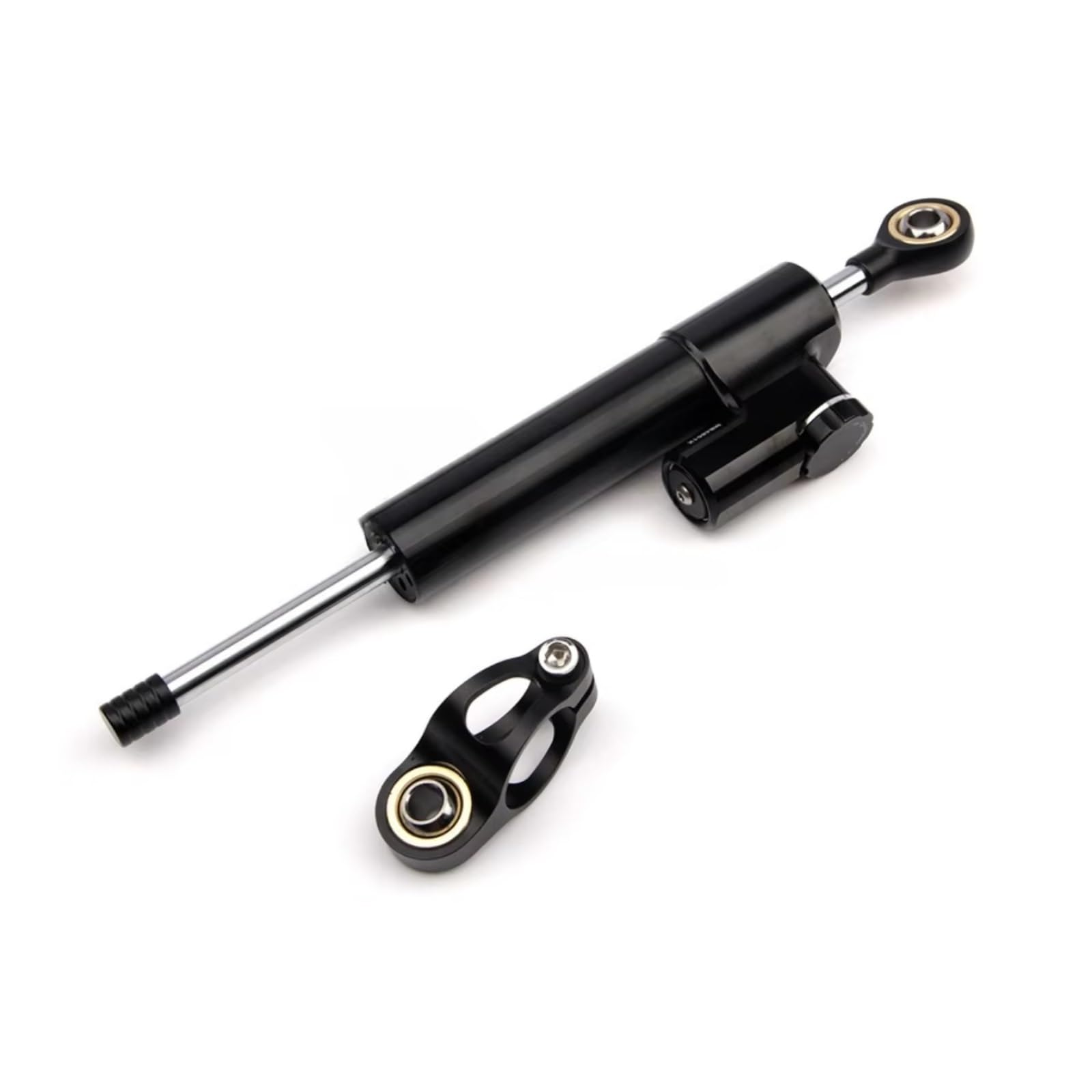 ZXYIWSDF Kompatibel Mit Motorrad-Lenkungsdämpfer, Universal-Titan-Lineal, Richtungsstabilisator-Dämpfer, Anti-Sway-Stoßdämpfer Übertragung(Black) von ZXYIWSDF