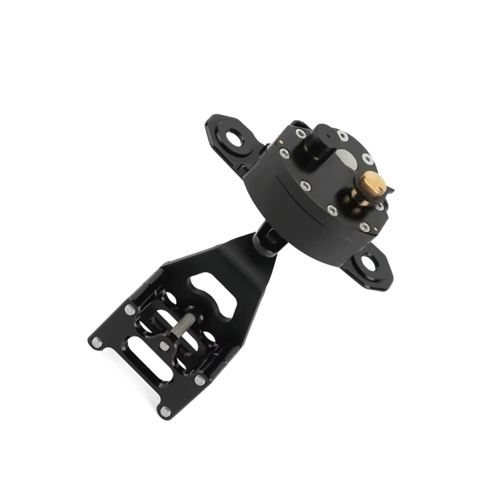 ZXYIWSDF Kompatibel Mit Yamaha Für XTZ700 Für XTZ690 Für XTZ07 Für Rallye-Motorrad-Lenkungsdämpfer, Lenkungsstabilisator, Stoßdämpfer-Steuersatz Übertragung(Black) von ZXYIWSDF