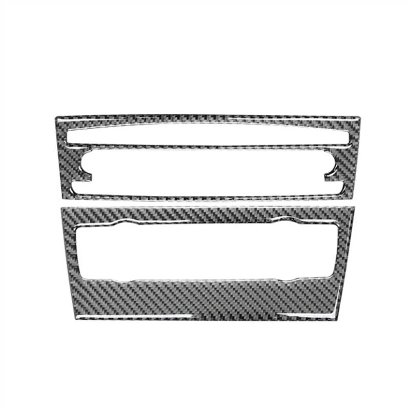 ZXYIWSDF Mittel Konsole CD-Panel Abdeckung Kompatibel Mit 3er E90 2005 2006 2007 2008 2009 2010 2011 2012 Autoklimaanlage CD-Bedientastenfeld Dekorative Abdeckung von ZXYIWSDF