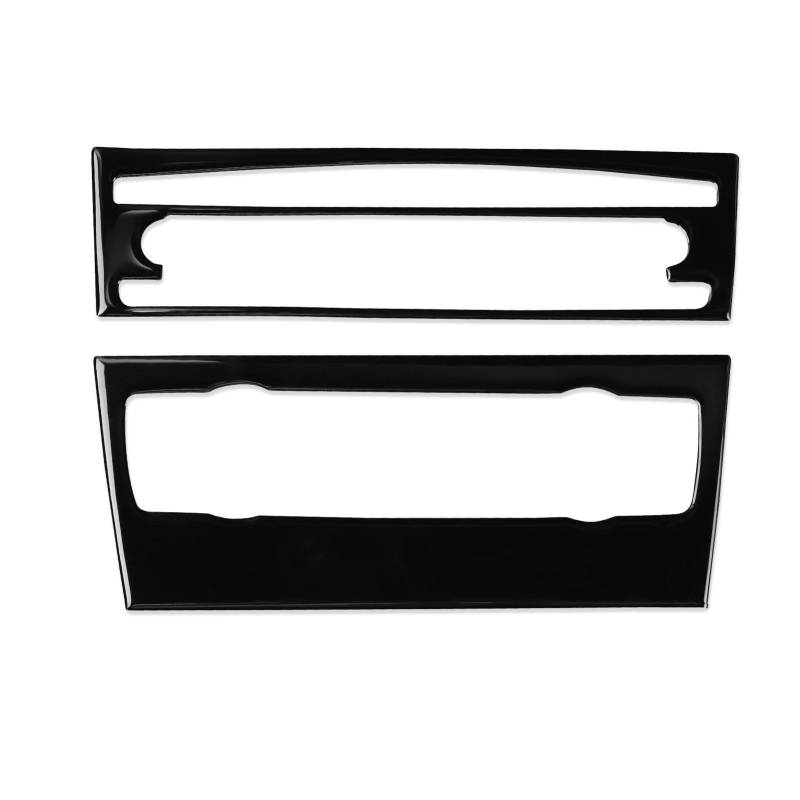 ZXYIWSDF Mittel Konsole CD-Panel Abdeckung Kompatibel Mit 5er F07 Gt 2011 2012 2013 2014 2015 2016 2017 Auto-Mittelkonsole CD-Panel Dekorative Abdeckung Autozubehör(C Non-Navigation) von ZXYIWSDF