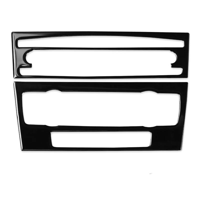 ZXYIWSDF Mittel Konsole CD-Panel Abdeckung Kompatibel Mit 5er F07 Gt 2011 2012 2013 2014 2015 2016 2017 Auto-Mittelkonsole CD-Panel Dekorative Abdeckung Autozubehör(D Non-Navigation) von ZXYIWSDF
