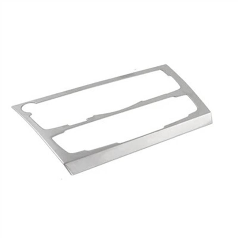 ZXYIWSDF Mittel Konsole CD-Panel Abdeckung Kompatibel Mit A4 2009 2010 2011 2012 2013 2014 2015 2016 Autoinnenraum Mittelkonsole Panel Dekorative Abdeckung Autozubehör(Silver) von ZXYIWSDF