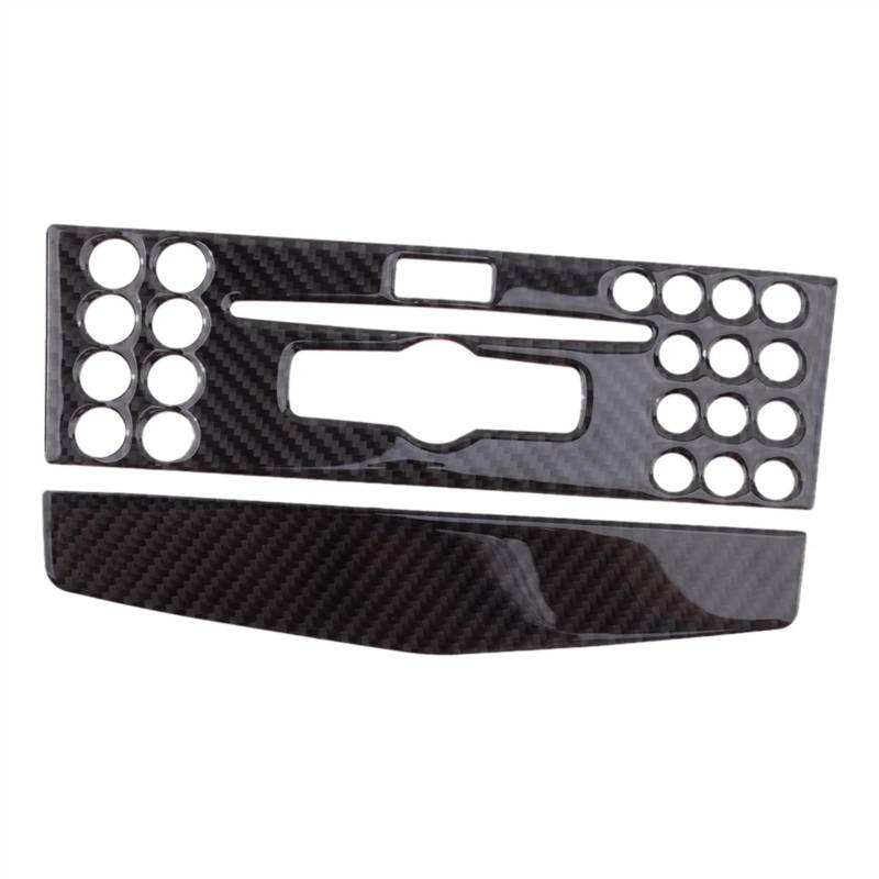 ZXYIWSDF Mittel Konsole CD-Panel Abdeckung Kompatibel Mit Benz Für C-Class W204 2007 2008 2009 2010 Auto-Styling Klimaanlage CD-Panel-Taste Dekorative Abdeckung Autozubehör(Style1) von ZXYIWSDF