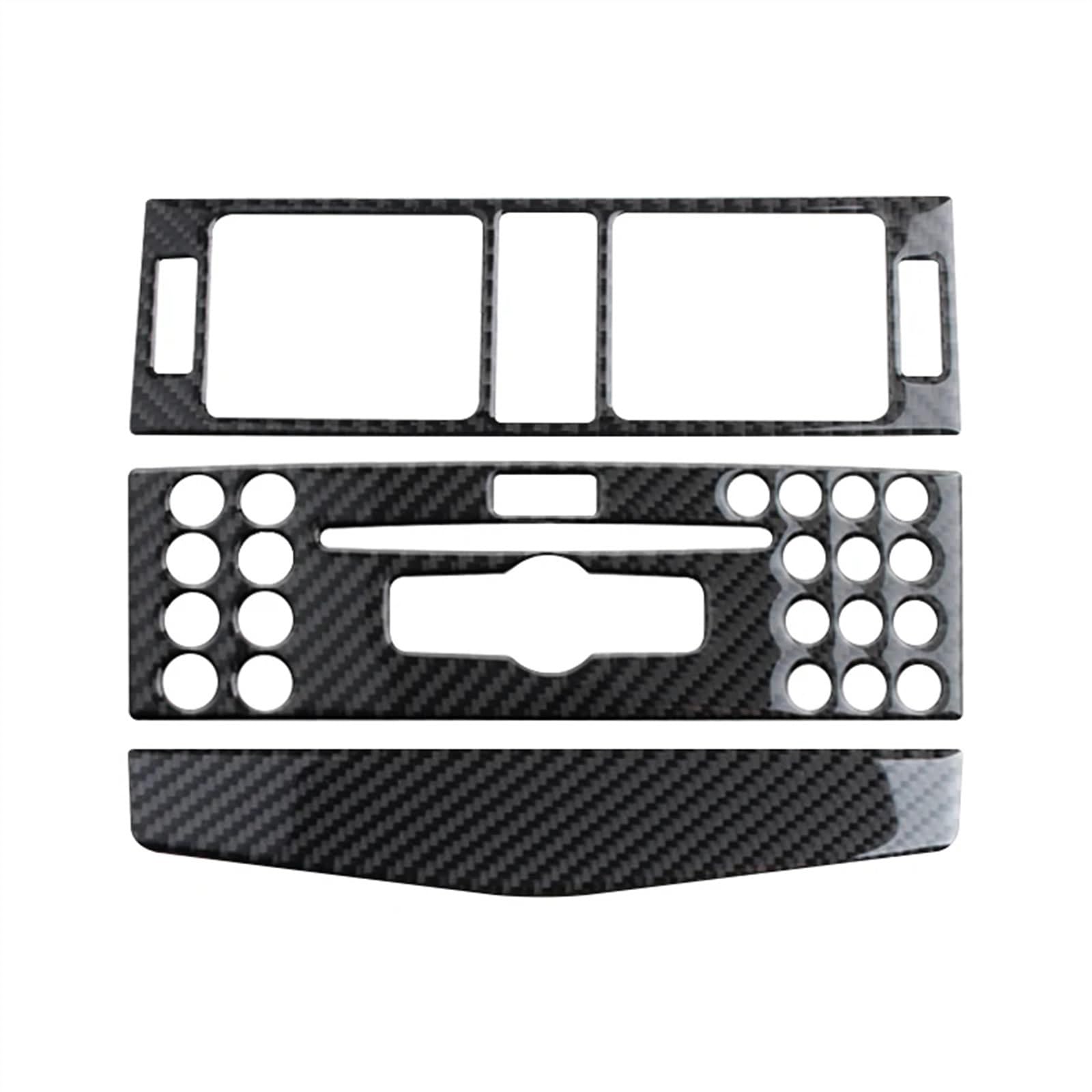 ZXYIWSDF Mittel Konsole CD-Panel Abdeckung Kompatibel Mit Benz Für W204 2007 2008 2009 2010 Auto-CD-Panel Dekorative Abdeckung Auto-Mittelkonsole CD-Panel Dekorative Abdeckung Autozubehör(Style C) von ZXYIWSDF