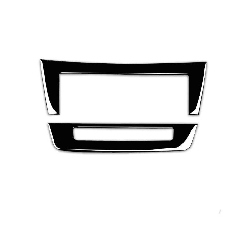 ZXYIWSDF Mittel Konsole CD-Panel Abdeckung Kompatibel Mit Benz Für W204 2011 2012 2013 Klimaanlage CD-Panel Dekorative Abdeckung Auto Innenraum Mittelkonsole Panel Dekorative Abdeckung von ZXYIWSDF