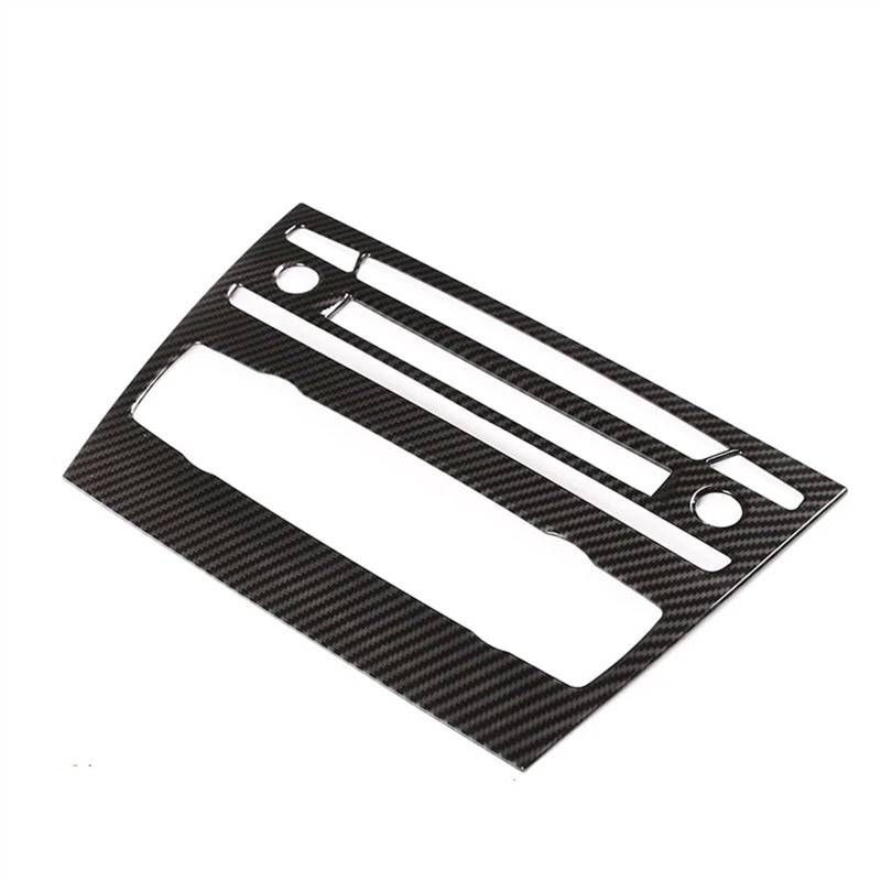 ZXYIWSDF Mittel Konsole CD-Panel Abdeckung Kompatibel Mit E90 2005 2006 2007 2008 2009 2010 2011 2012 Zentrale Klimaanlage CD-Panel Dekorative Abdeckung Autozubehör(Carbon Fiber) von ZXYIWSDF