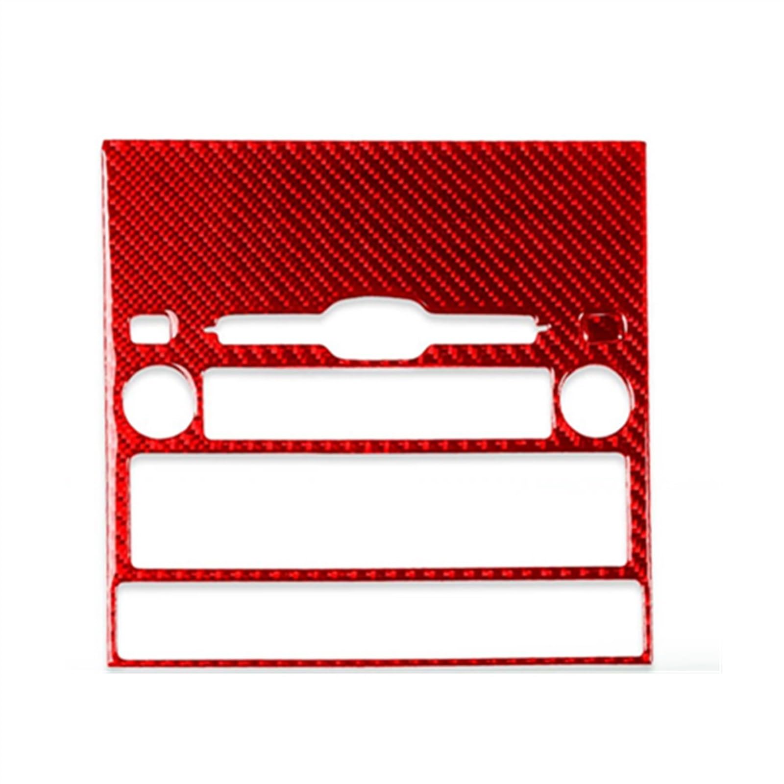 ZXYIWSDF Mittel Konsole CD-Panel Abdeckung Kompatibel Mit Toyota Für Tacoma 2009 2010 2011 Klimaanlage CD-Panel Dekorative Abdeckung Auto Mittelkonsole CD-Panel Dekorative Abdeckung(Red switchable) von ZXYIWSDF