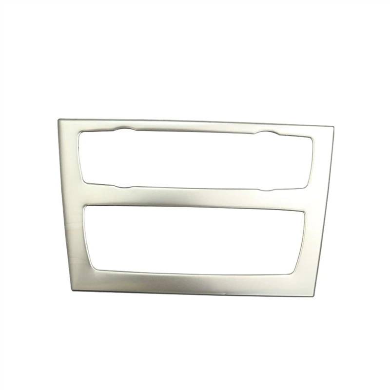 ZXYIWSDF Mittel Konsole CD-Panel Abdeckung Kompatibel Mit X1 E84 2011 2012 2013 2014 2015 Auto-Styling Klimaanlage CD-Panel-Taste Dekorative Abdeckung Autozubehör(Silver) von ZXYIWSDF