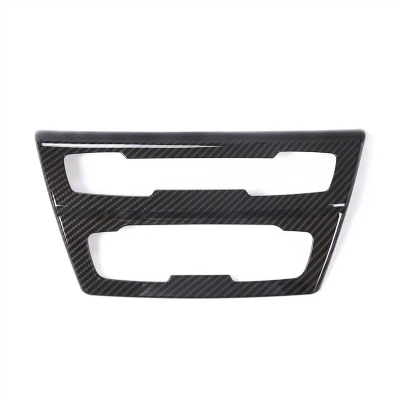 ZXYIWSDF Mittel Konsole CD-Panel Abdeckung Kompatibel Mit X2 F47 2016 2017 2018 2019 2020 2021 Autoklimaanlage CD-Bedienfeld Dekorative Abdeckung Autozubehör(Carbon Fiber) von ZXYIWSDF