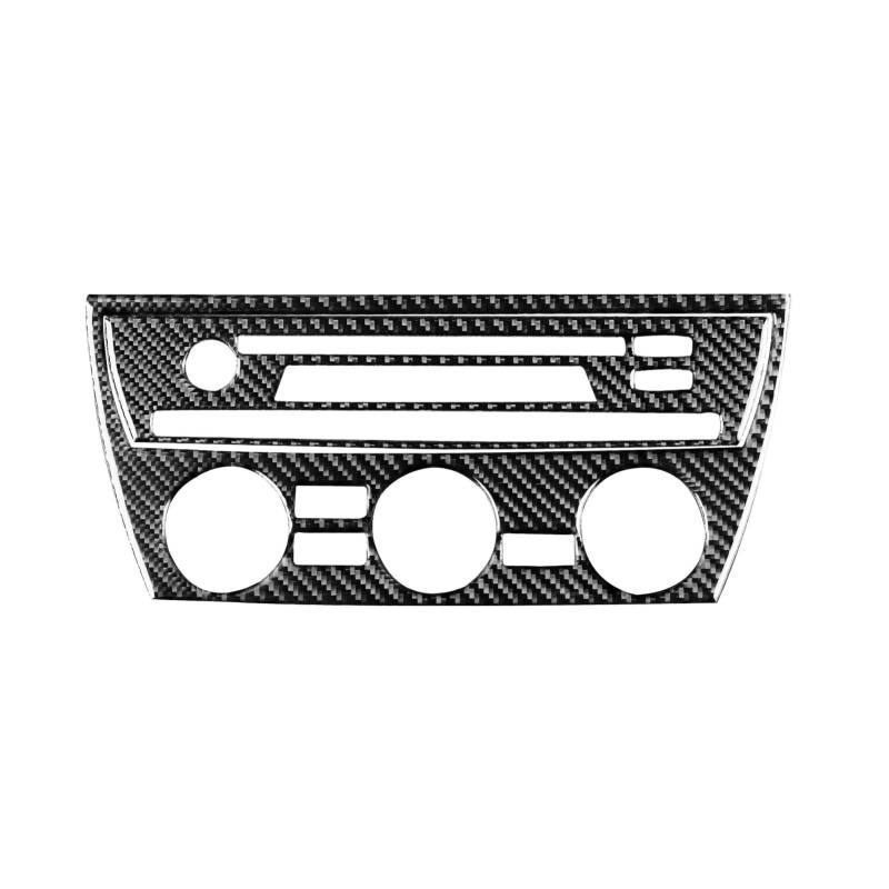 ZXYIWSDF Mittel Konsole CD-Panel Abdeckung Kompatibel Mit X3 E83 2004 2005 2006 2007 2008 2009 2010 Auto-Styling Klimaanlage CD-Panel Dekorative Abdeckung Autozubehör(Carbon Fiber A) von ZXYIWSDF