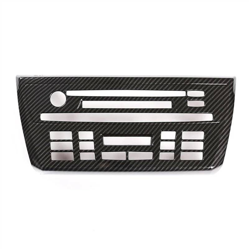 ZXYIWSDF Mittel Konsole CD-Panel Abdeckung Kompatibel Mit X3 E83 2006 2007 2008 2009 2010 Klimaanlage CD-Panel Dekorative Abdeckung Auto Mittelkonsole Panel Dekorative Abdeckung(Carbon Fiber Color) von ZXYIWSDF