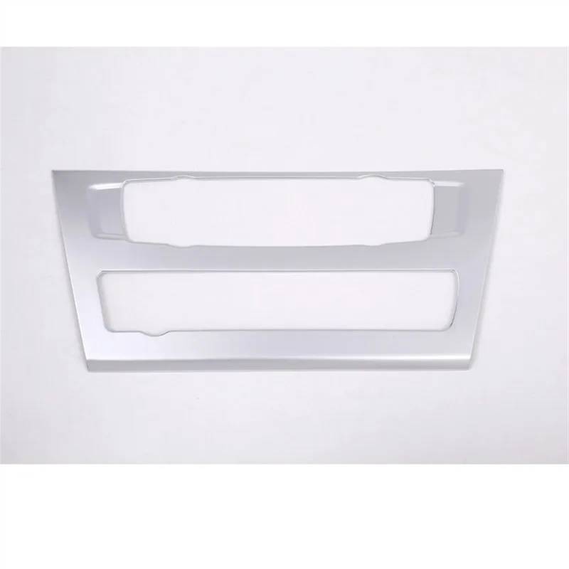 ZXYIWSDF Mittel Konsole CD-Panel Abdeckung Kompatibel Mit X3 F25 2011 2012 2013 2014 2015 2016 2017 Klimaanlage CD-Panel Dekorative Abdeckung Auto CD-Panel Dekorative Abdeckung(Silver Oak) von ZXYIWSDF