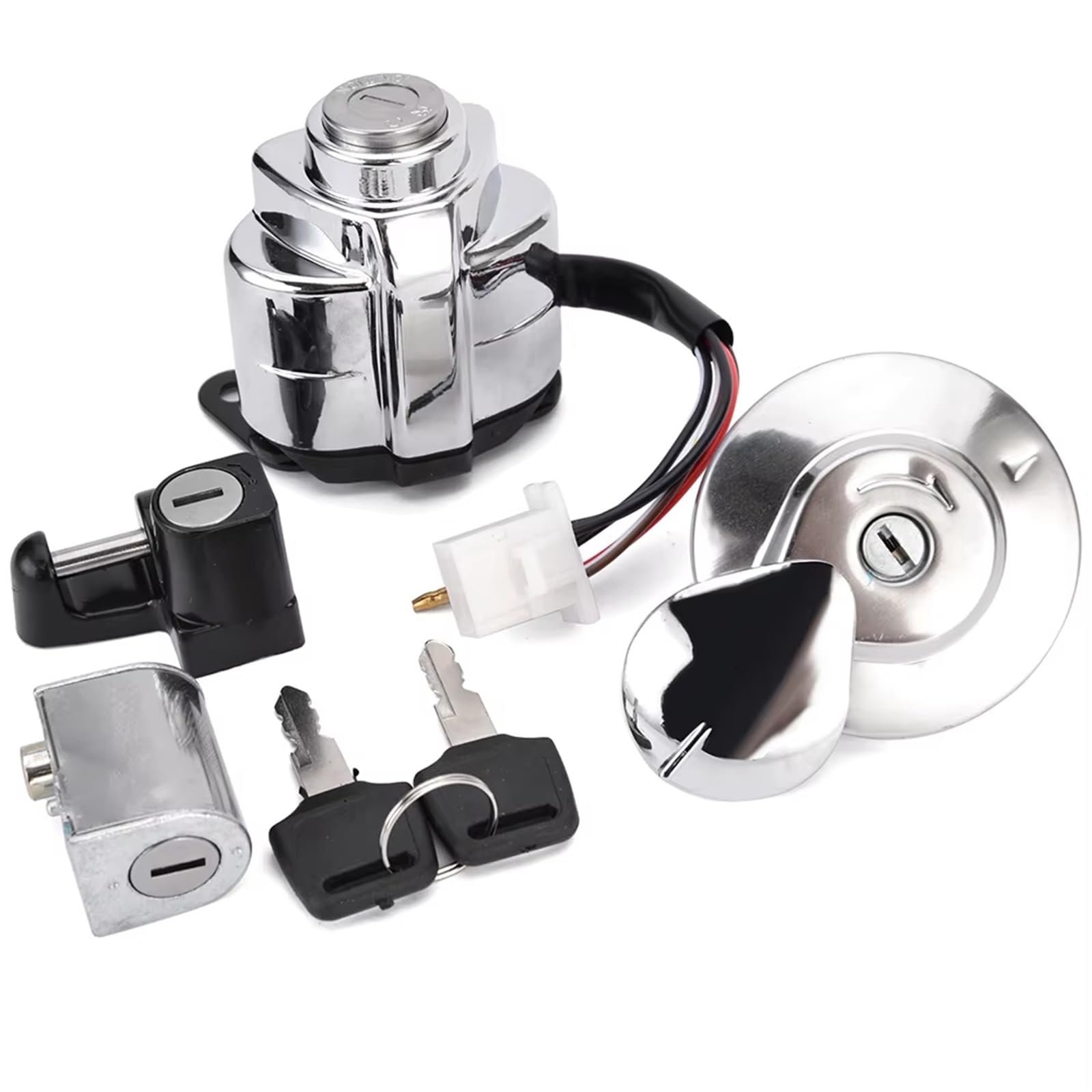 ZXYIWSDF Motor Startschalter Kompatibel Mit VT600 1988 1989 1990 1991 1992 1993 1994 1995 1996 1997 1998 1999 2000-2008 Für Shadow400 2000-2002 Zündschloss-Sperrsatz ZXYIWSDF Motor Startschalter Kompatibel Mit VT600 1988 1989 1990 1991 1992 1993 1994 1995 1996 1997 1998 1999 2000-2008 Für Shadow400 2000-2002 Zündschloss-Sperrsatz von ZXYIWSDF