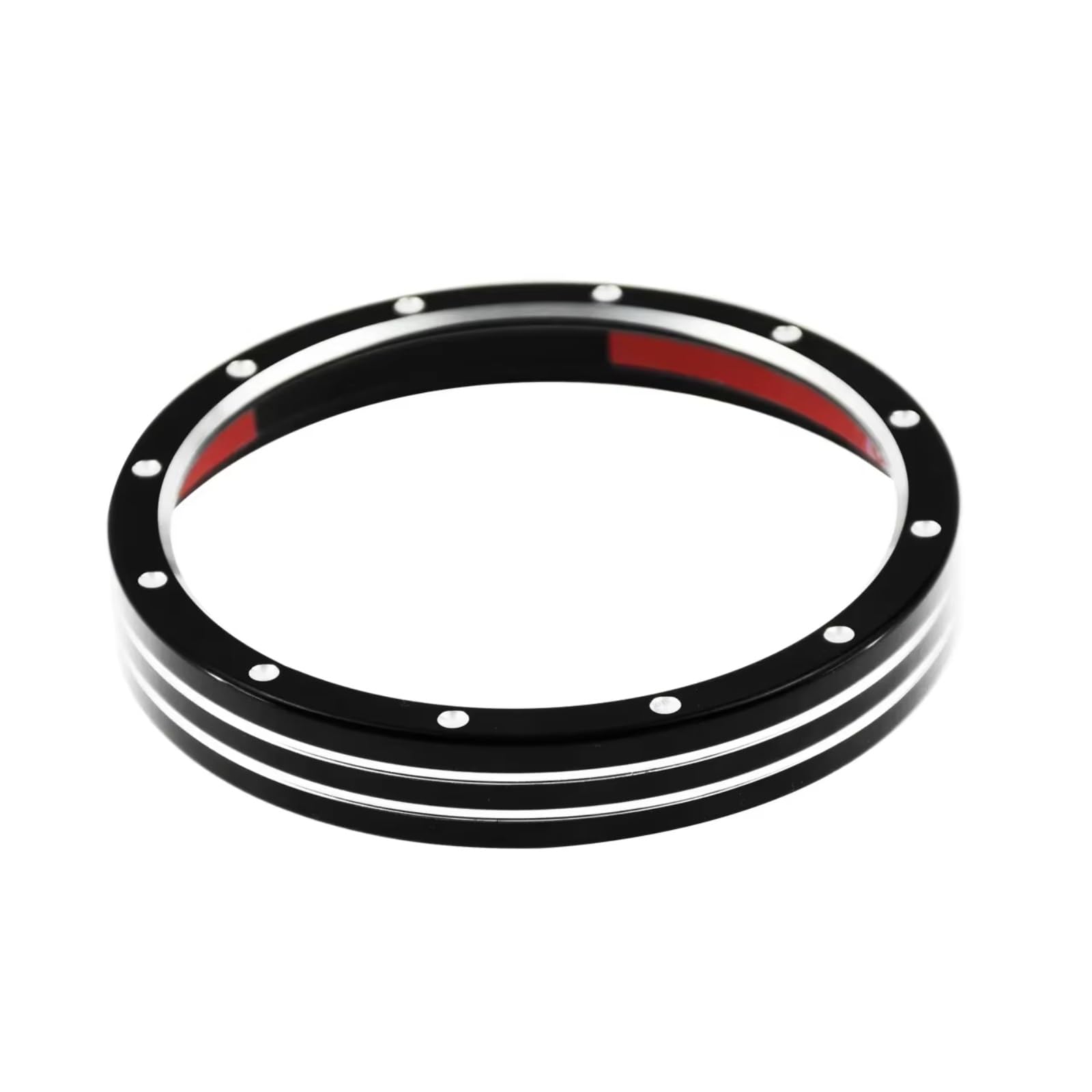 ZXYIWSDF Motorrad-Instrumentenrahmen Kompatibel Mit Für Sportster Für XL 883 1200 Für Dyna Für Softail Motorrad Tachoblende Abdeckung Aluminium(Black2) von ZXYIWSDF