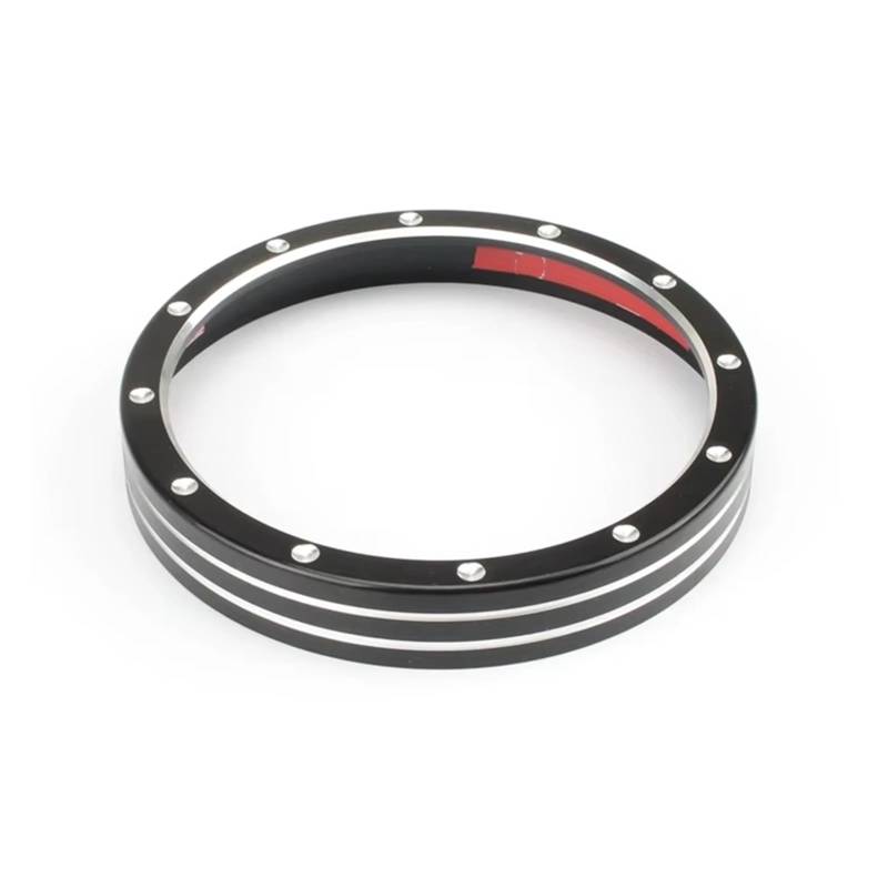 ZXYIWSDF Motorrad-Instrumentenrahmen Kompatibel Mit Sportster Für 883 1200 XL XR Für Iron Für Dyna Für Stree Für Bob Low Für Rider Motorrad, Schwarze Tachoblende(Chrome+Black) von ZXYIWSDF